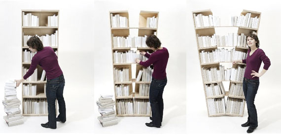 Platzhalter Expanding Bookshelf