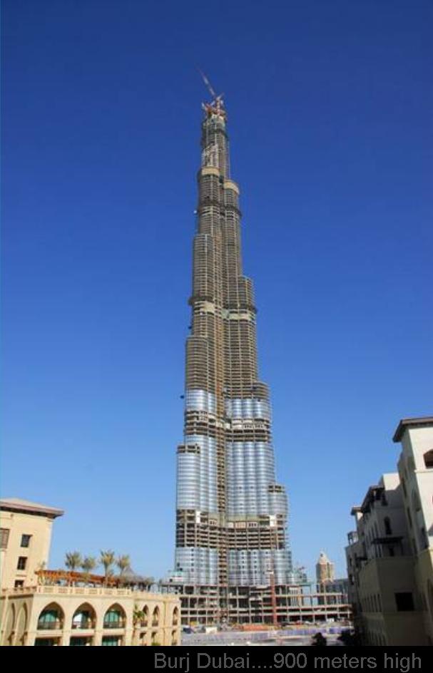 Burj Dubai....900 meters high