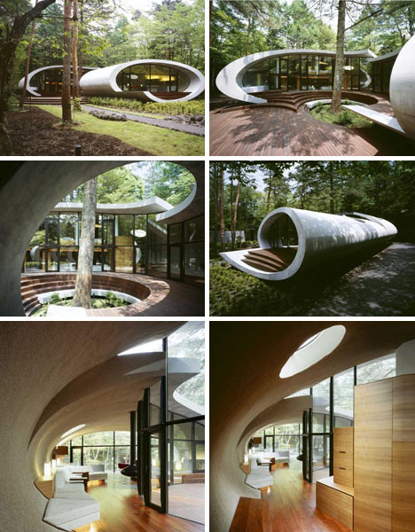 Ultramodern Spiral Shell Home