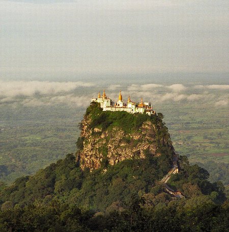 Monastery Built on a Volcanic Plug