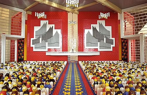 Amy Hughes' LEGO Church
