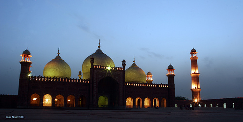 Badshahi Masjid at Night by Max Loxton